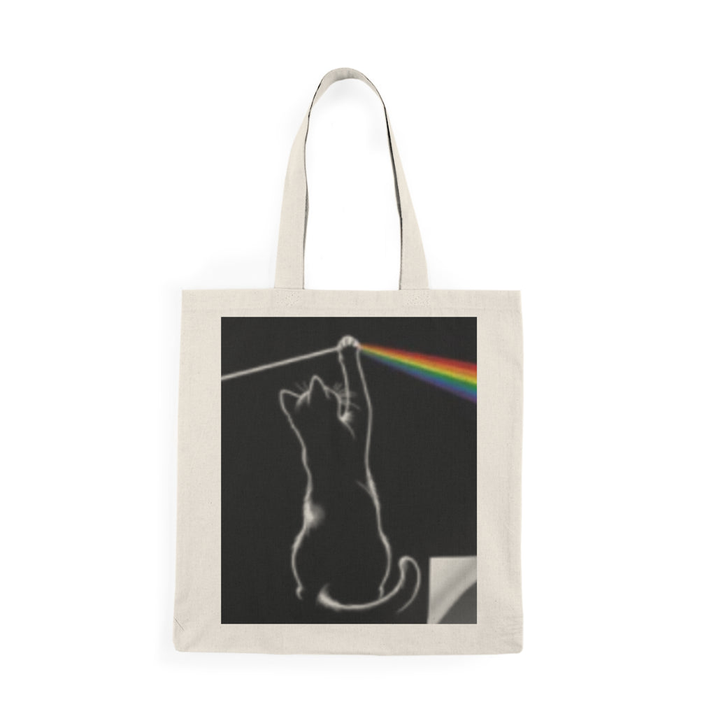 Pink Floyd Prism Tote Bag — Retro Band Art Shopper