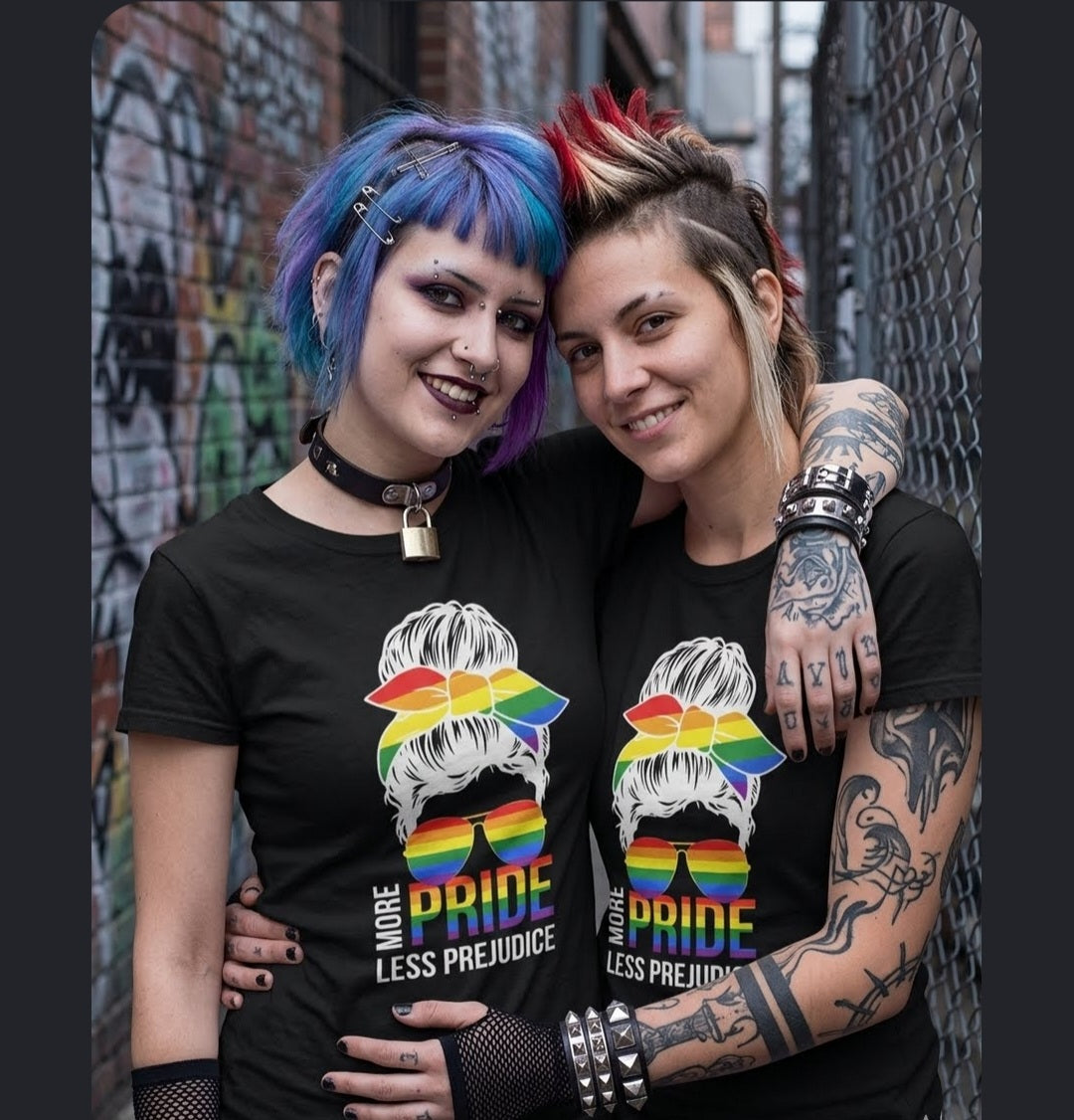 'More Pride Less Prejudice' Graphic T-Shirt