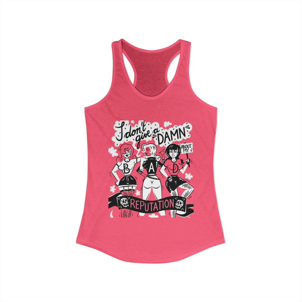 Joan Jett Lyrics Racerback Tank — REPUTATION